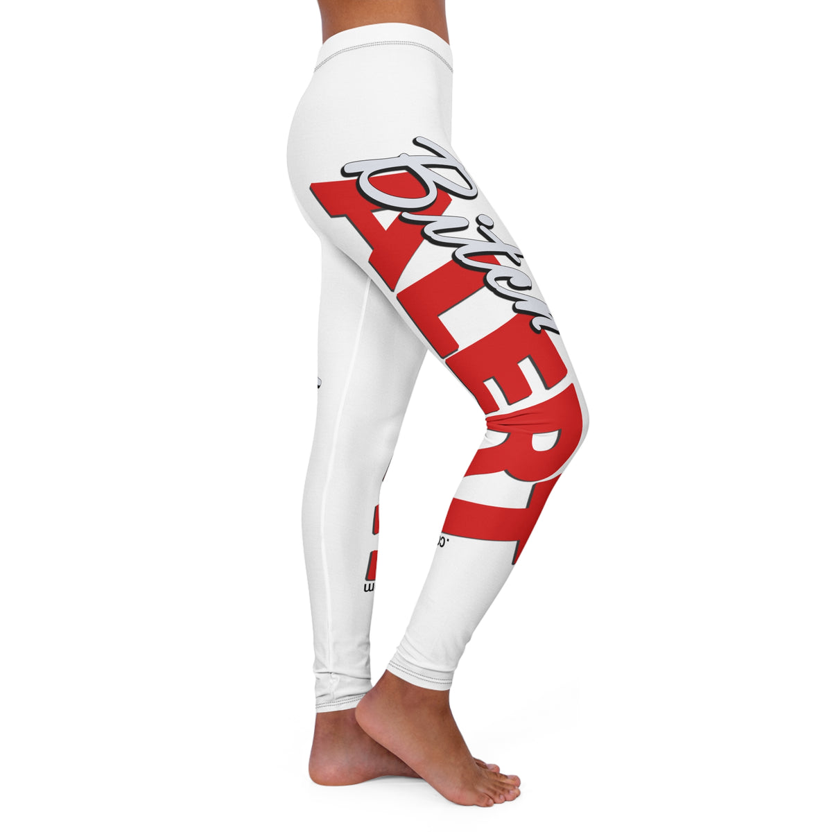 Bitch Alert Women's Casual Spandex Leggings (AOP)