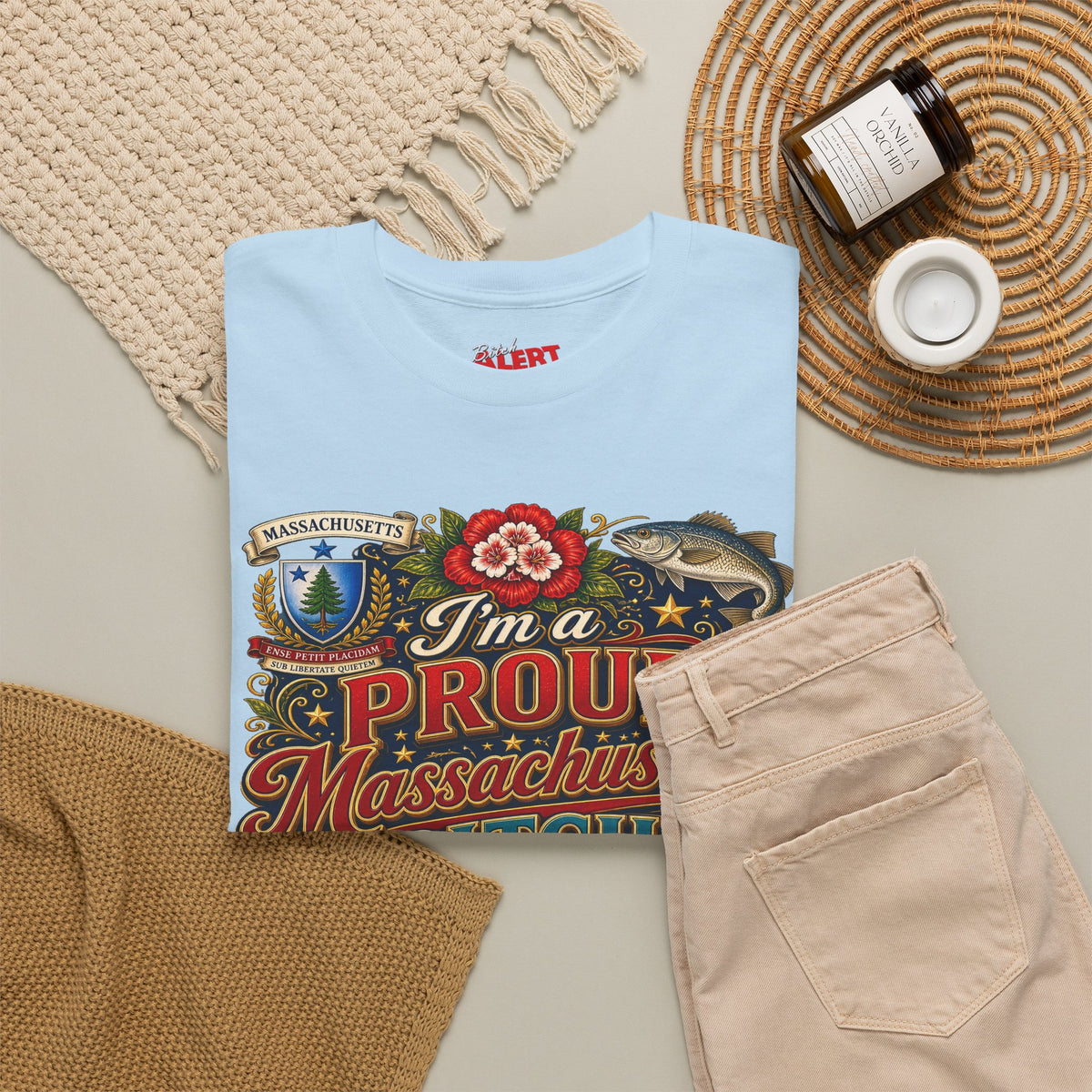 Massachusetts "I'm a Proud Massachusetts Bitch" T-Shirt