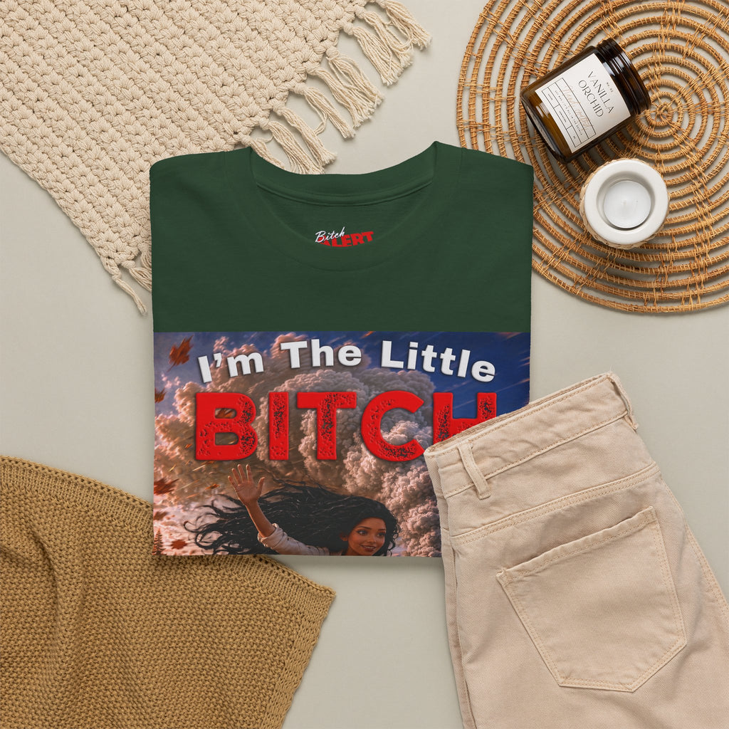 The Little Bitch That Can T‑Shirt - Black Hair