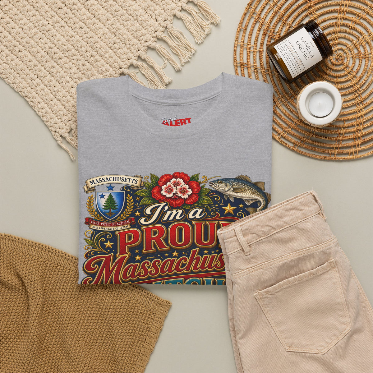 Massachusetts "I'm a Proud Massachusetts Bitch" T-Shirt