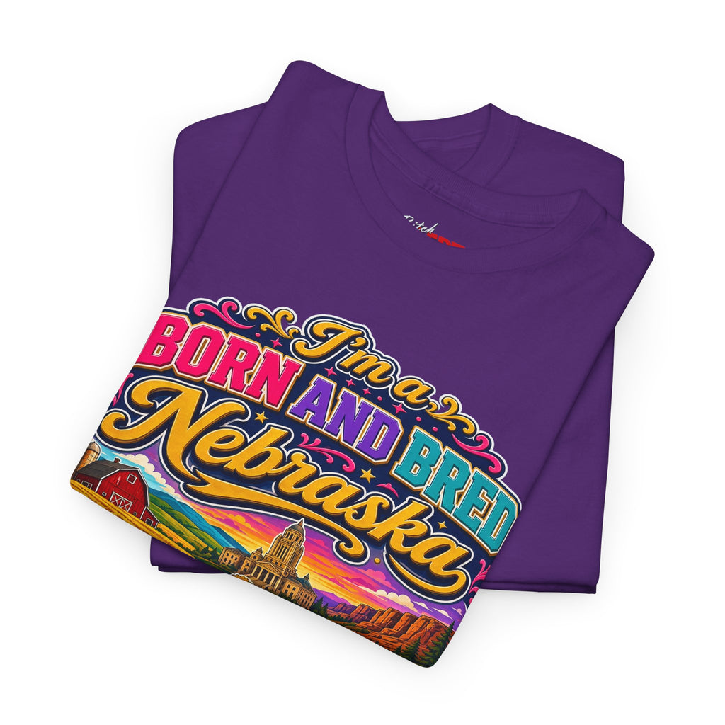 Nebraska "Born and Bred Nebraska Bitch" Tee