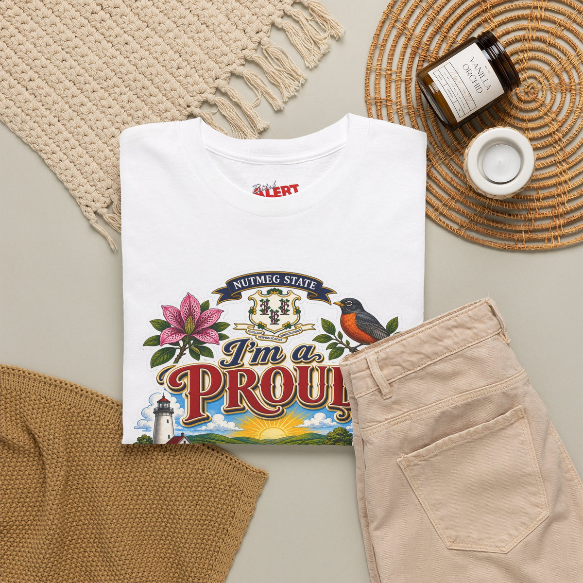 Connecticut Proud Bitch T-Shirt - "I'm a PROUD Connecticut BITCH"