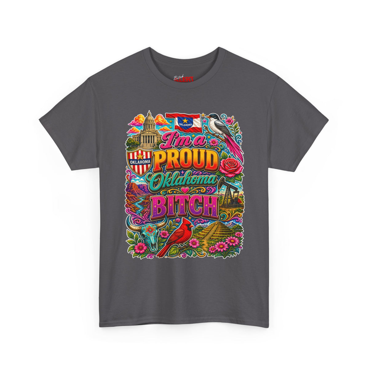 Oklahoma Proud T-Shirt — I’m a Proud Oklahoma Bitch Graphic Tee