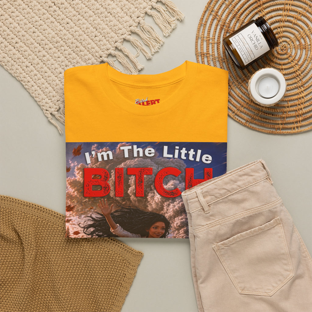 The Little Bitch That Can T‑Shirt - Black Hair