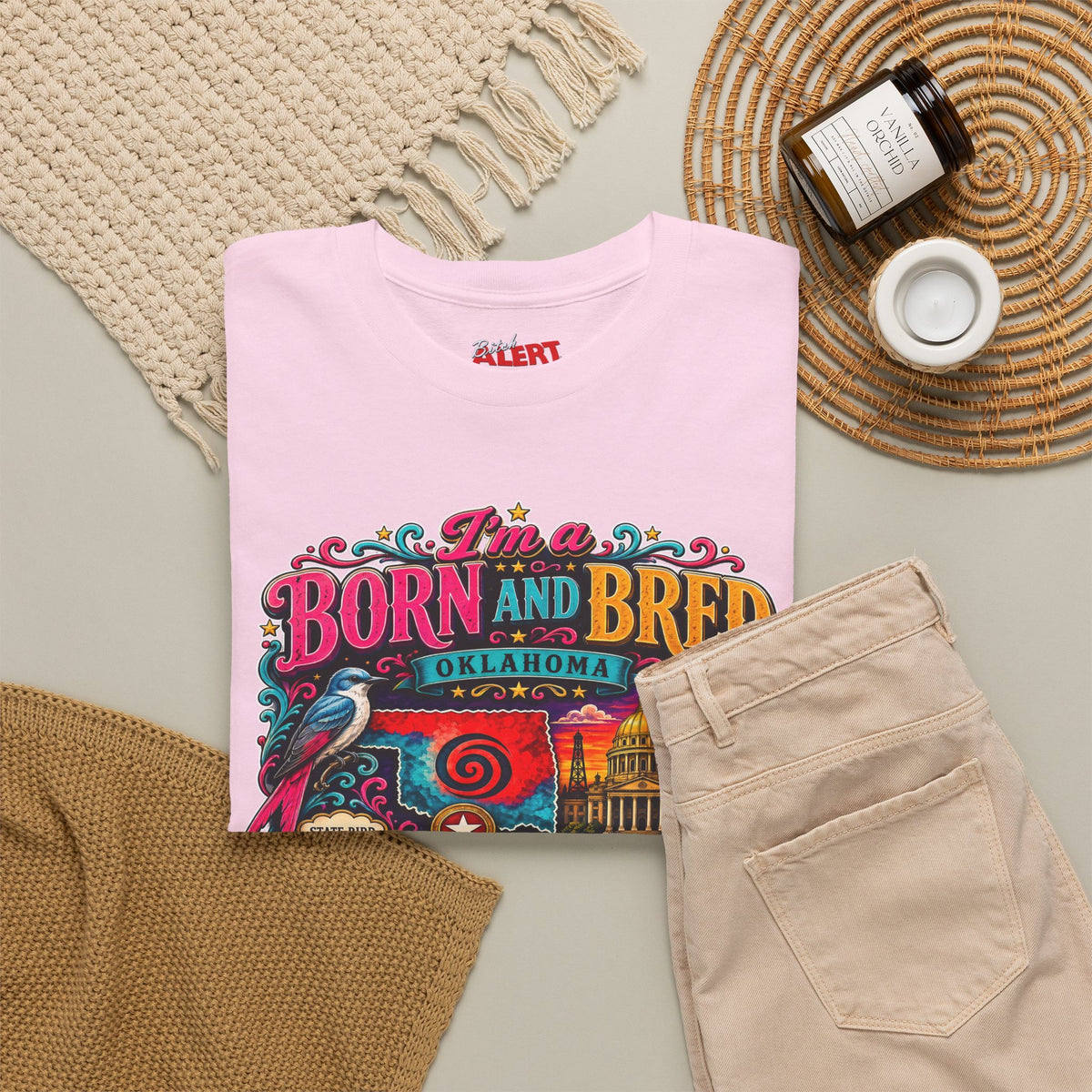 Oklahoma Born and Bred Bitch Tee