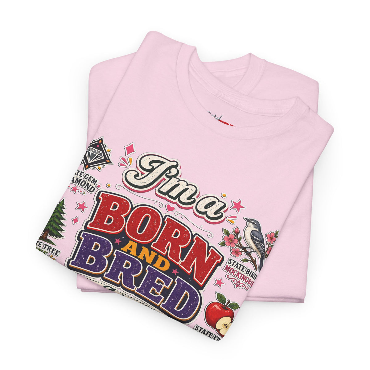 Arkansas Born and Bred Bitch T-Shirt — State Pride Graphic Tee