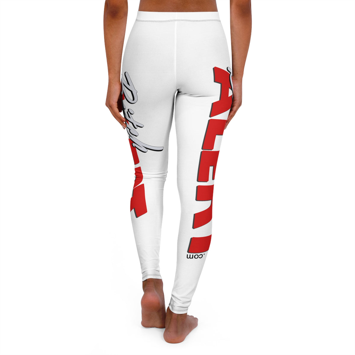 Bitch Alert Women's Casual Spandex Leggings (AOP)