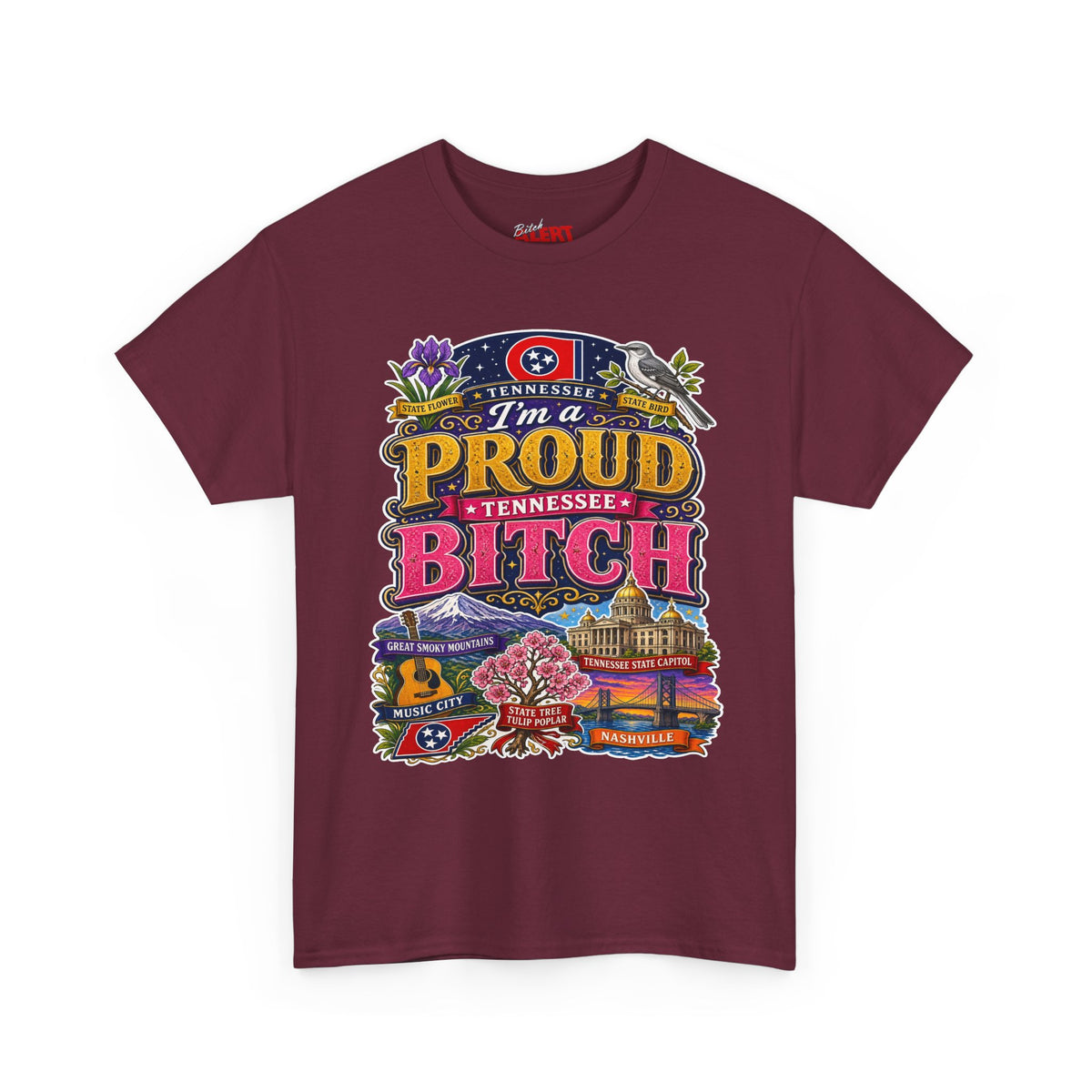 Tennessee Proud Bitch T-Shirt — Bold State Pride Graphic Tee