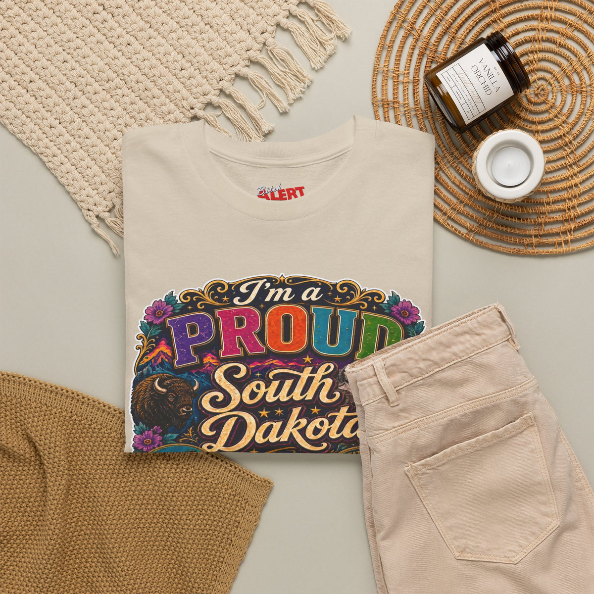 South Dakota Proud Tee — "I'm a Proud South Dakota Bitch" Graphic T-Shirt