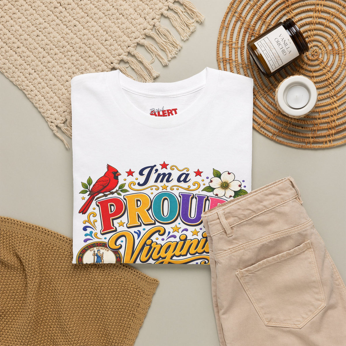 Virginia Proud Tee — "I'm a Proud Virginia Bitch" State Pride Graphic T-Shirt