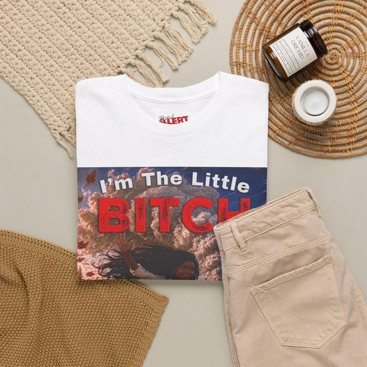 Inspirational Graphic Tee — "I'm The Little Bitch That CAN" - Black Woman Motivational Design