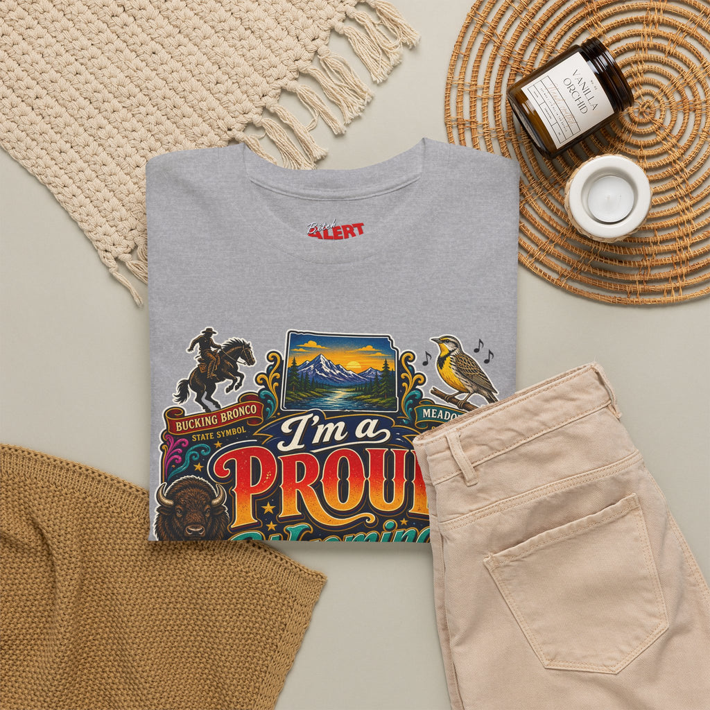 Wyoming Proud Bitch T‑Shirt — Retro State Pride Graphic Tee