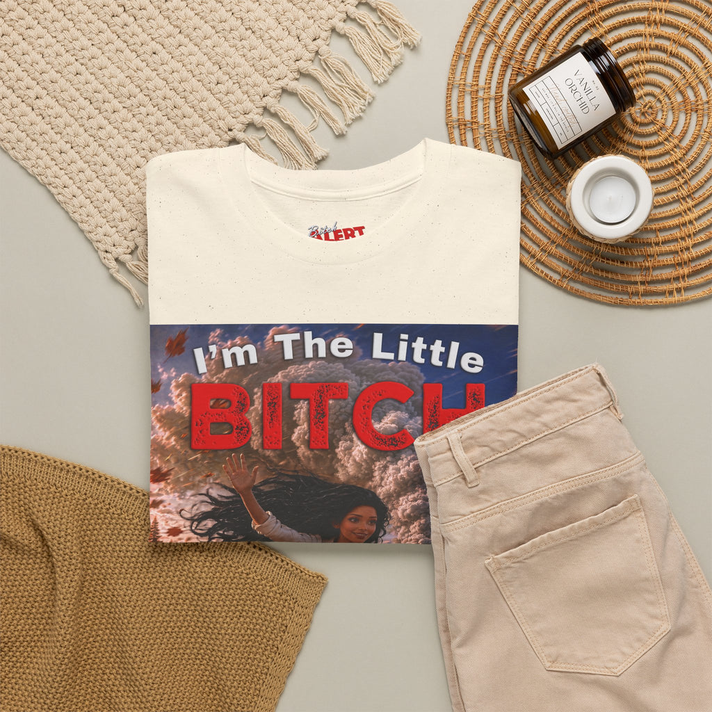 The Little Bitch That Can T‑Shirt - Black Hair