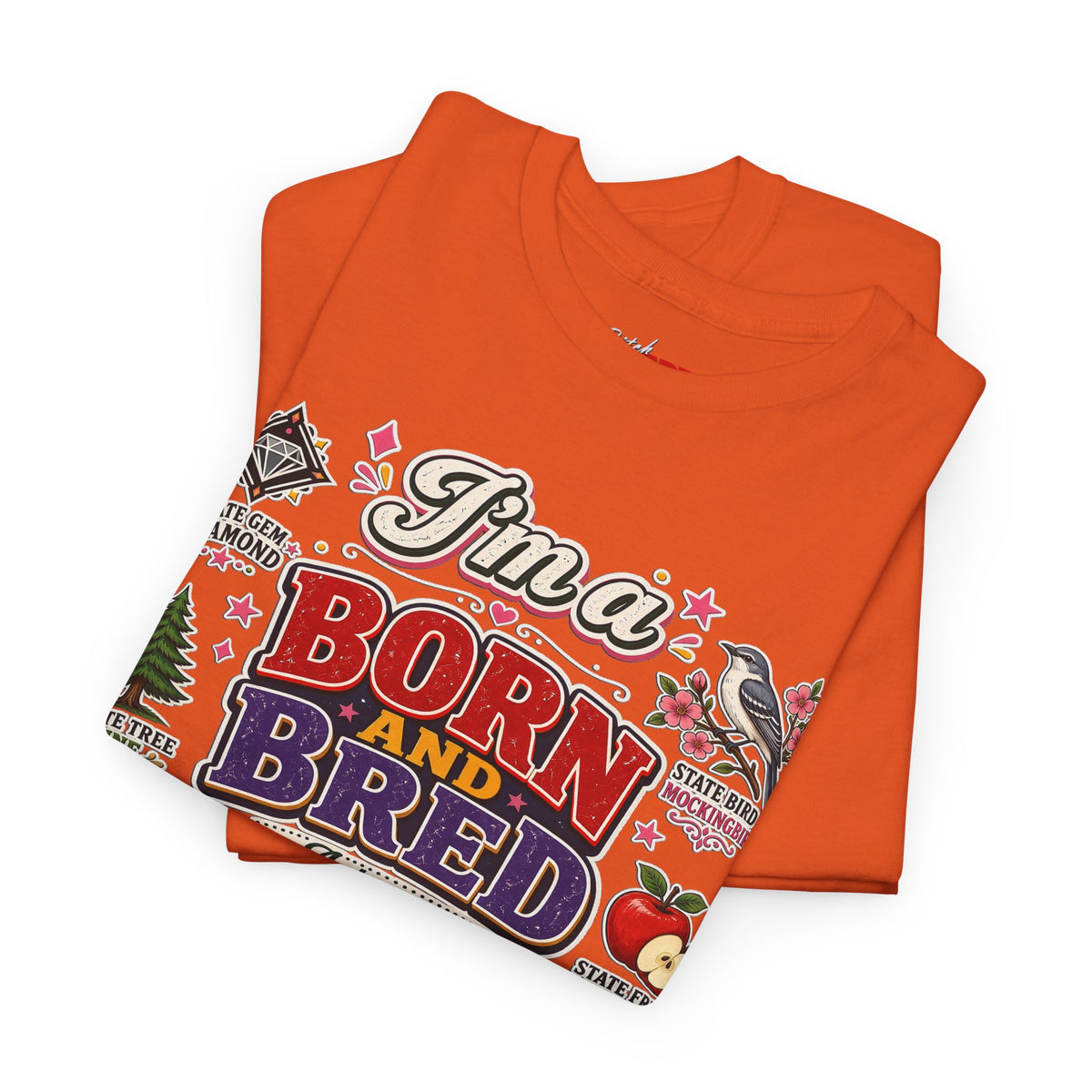 Arkansas Born and Bred Bitch T-Shirt — State Pride Graphic Tee