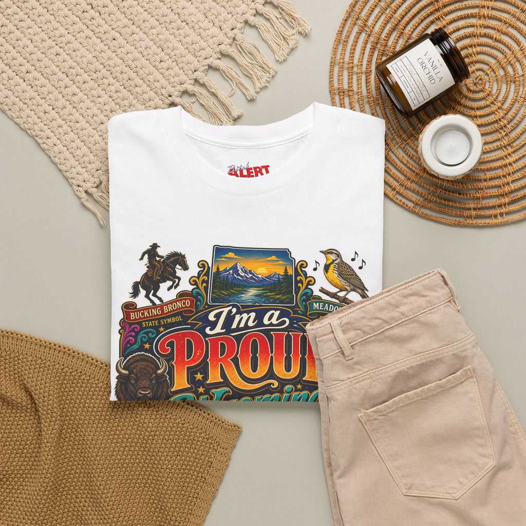 Wyoming Proud Bitch T‑Shirt — Retro State Pride Graphic Tee