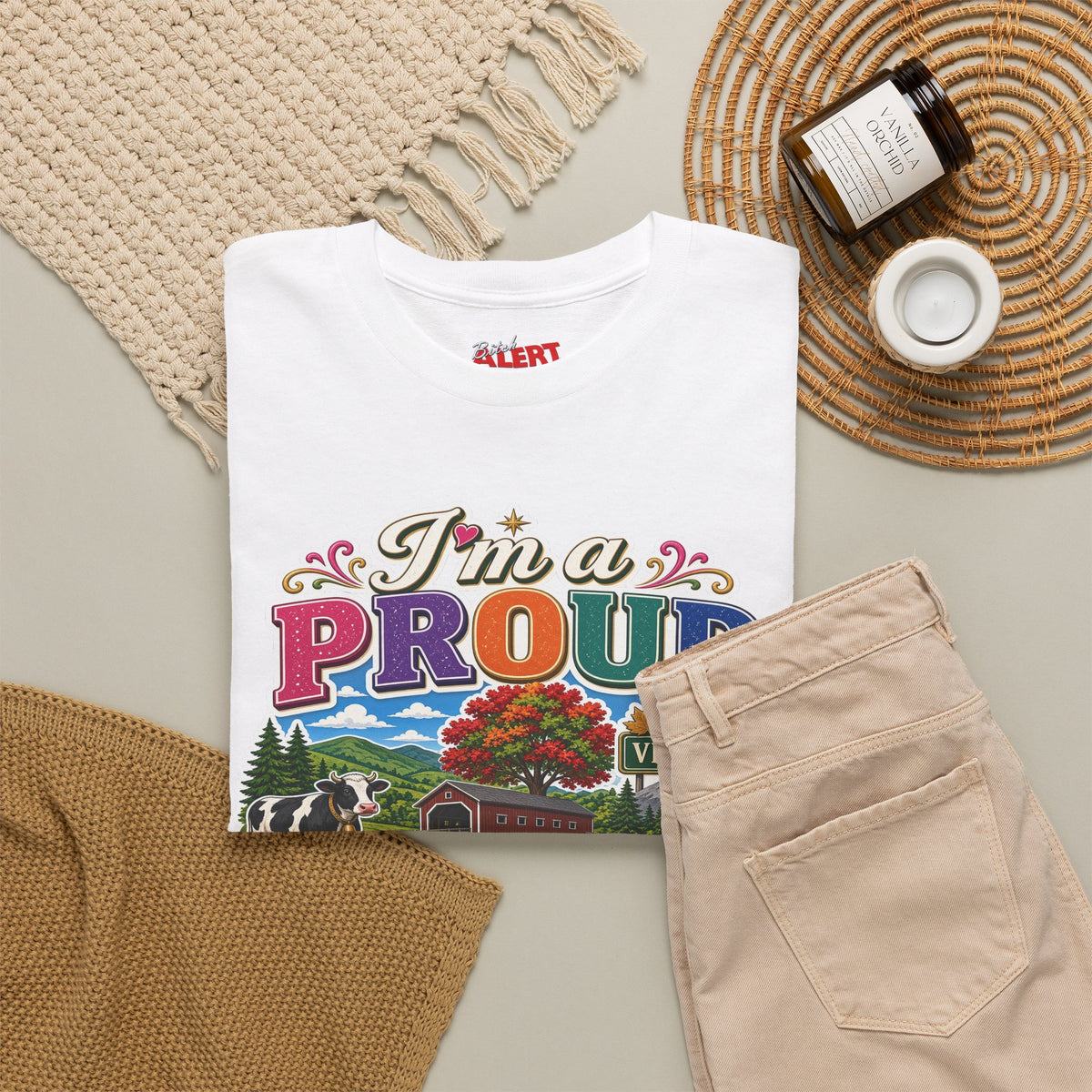 Vermont Proud Bitch T-Shirt — Funny State Pride Tee