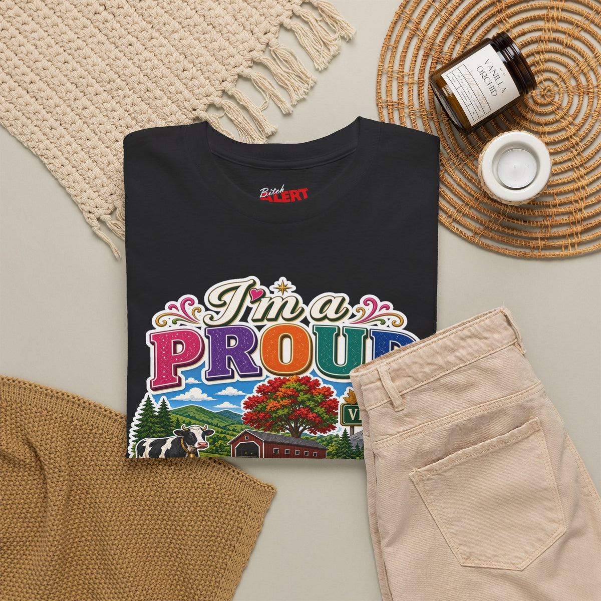 Vermont Proud Bitch T-Shirt — Funny State Pride Tee