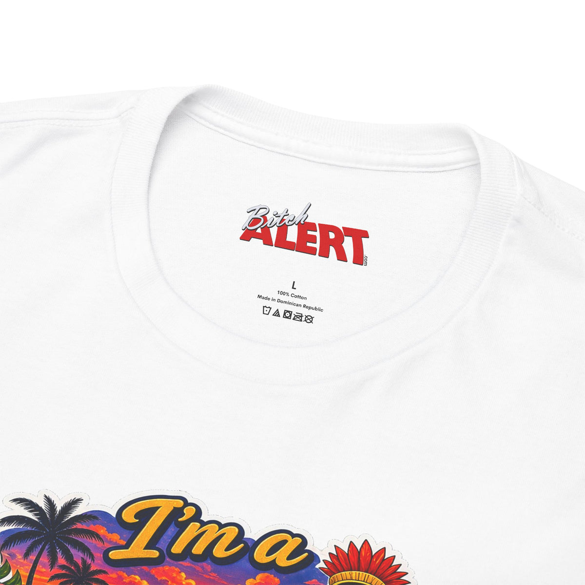Hawaii Tee Born and Bred  — "I’m a Born and Bred Hawaii Bitch" Floral Island T‑Shirt