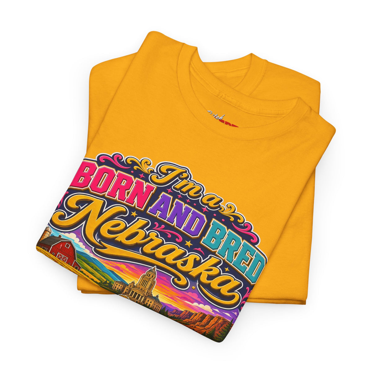 Nebraska "Born and Bred Nebraska Bitch" Tee