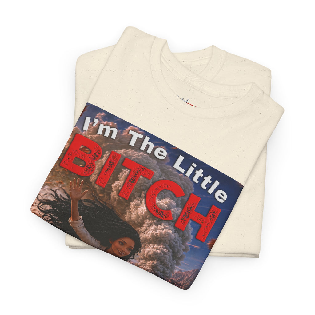 The Little Bitch That Can T‑Shirt - Black Hair