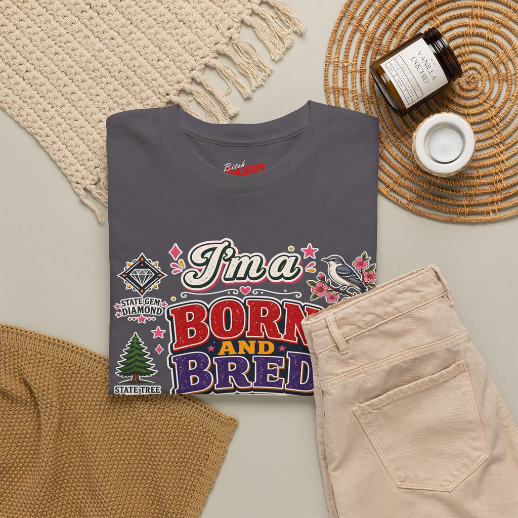 Arkansas Born and Bred Bitch T-Shirt — State Pride Graphic Tee