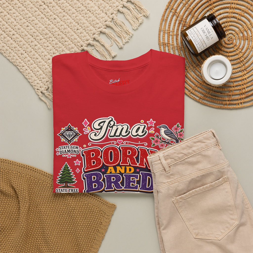 Arkansas Born and Bred Bitch T-Shirt — State Pride Graphic Tee