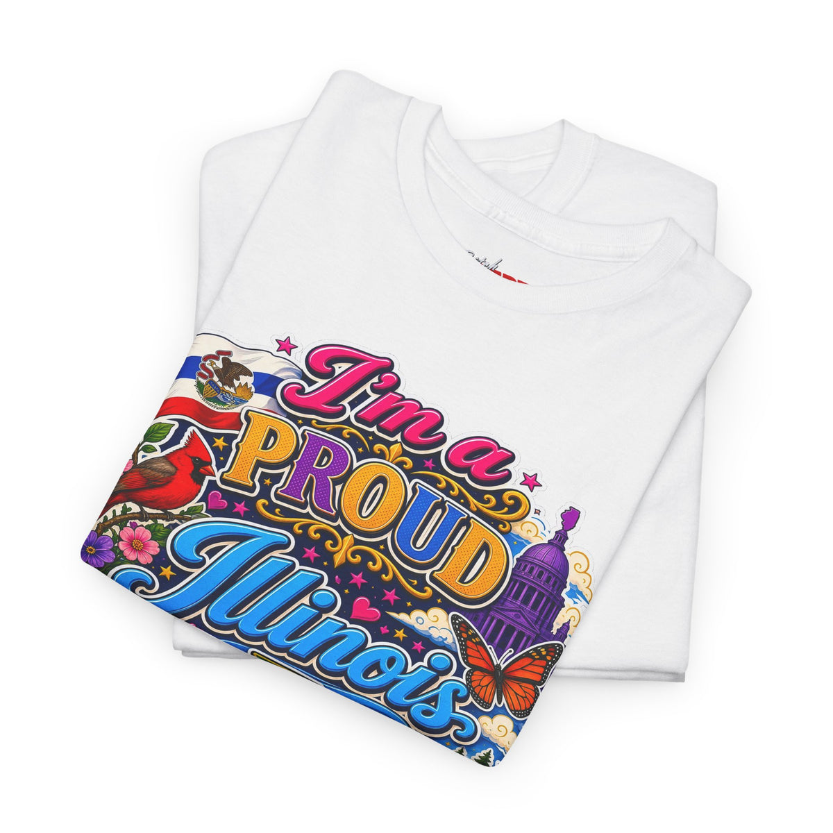 Illinois Proud Bitch T-Shirt – Colorful State Pride Tee