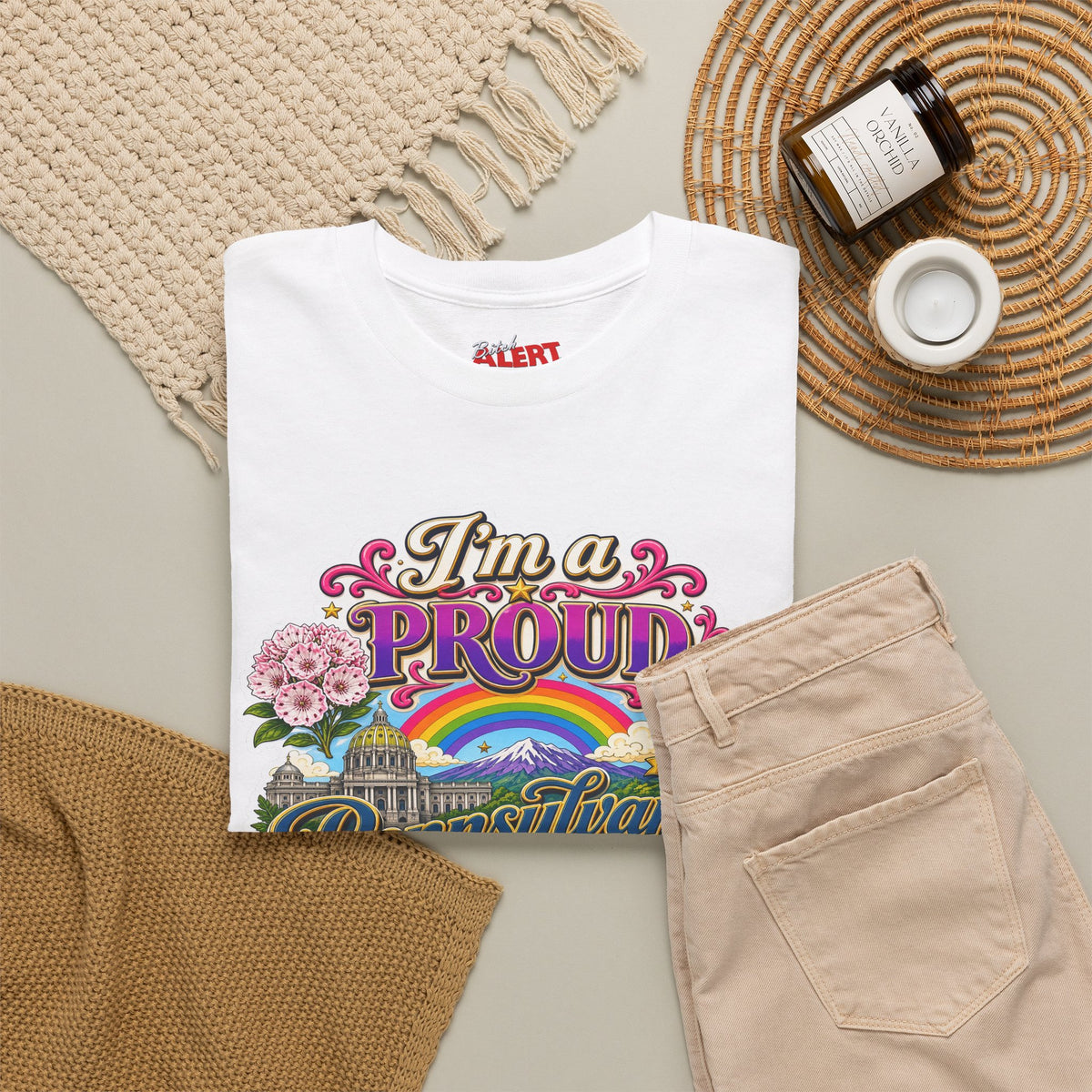 Pennsylvania Pride Tee — "I'm a Proud Pennsylvania Bitch" State Graphic Shirt