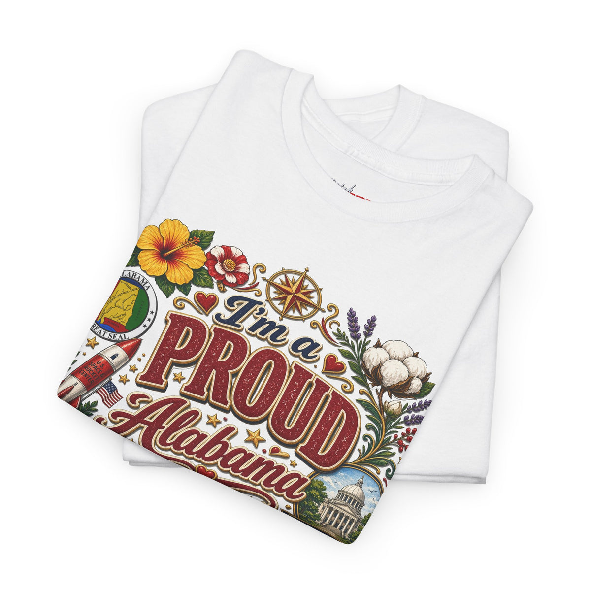 Proud Alabama Bitch T-Shirt — Bold State Pride Graphic Tee
