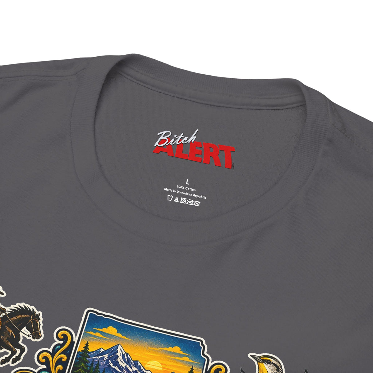 Wyoming Proud Bitch T‑Shirt — Retro State Pride Graphic Tee