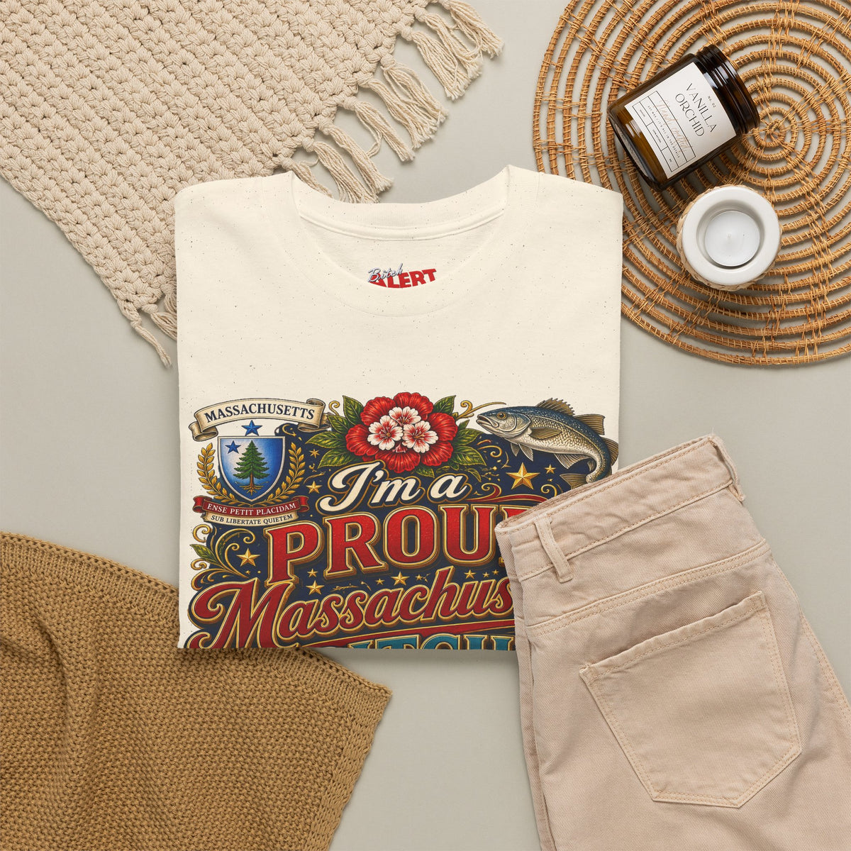 Massachusetts "I'm a Proud Massachusetts Bitch" T-Shirt