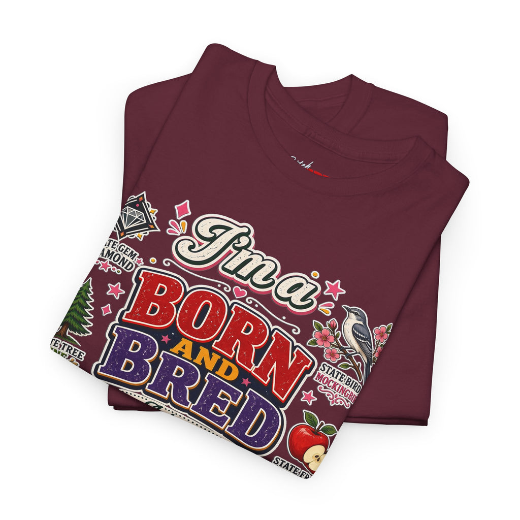 Arkansas Born and Bred Bitch T-Shirt — State Pride Graphic Tee