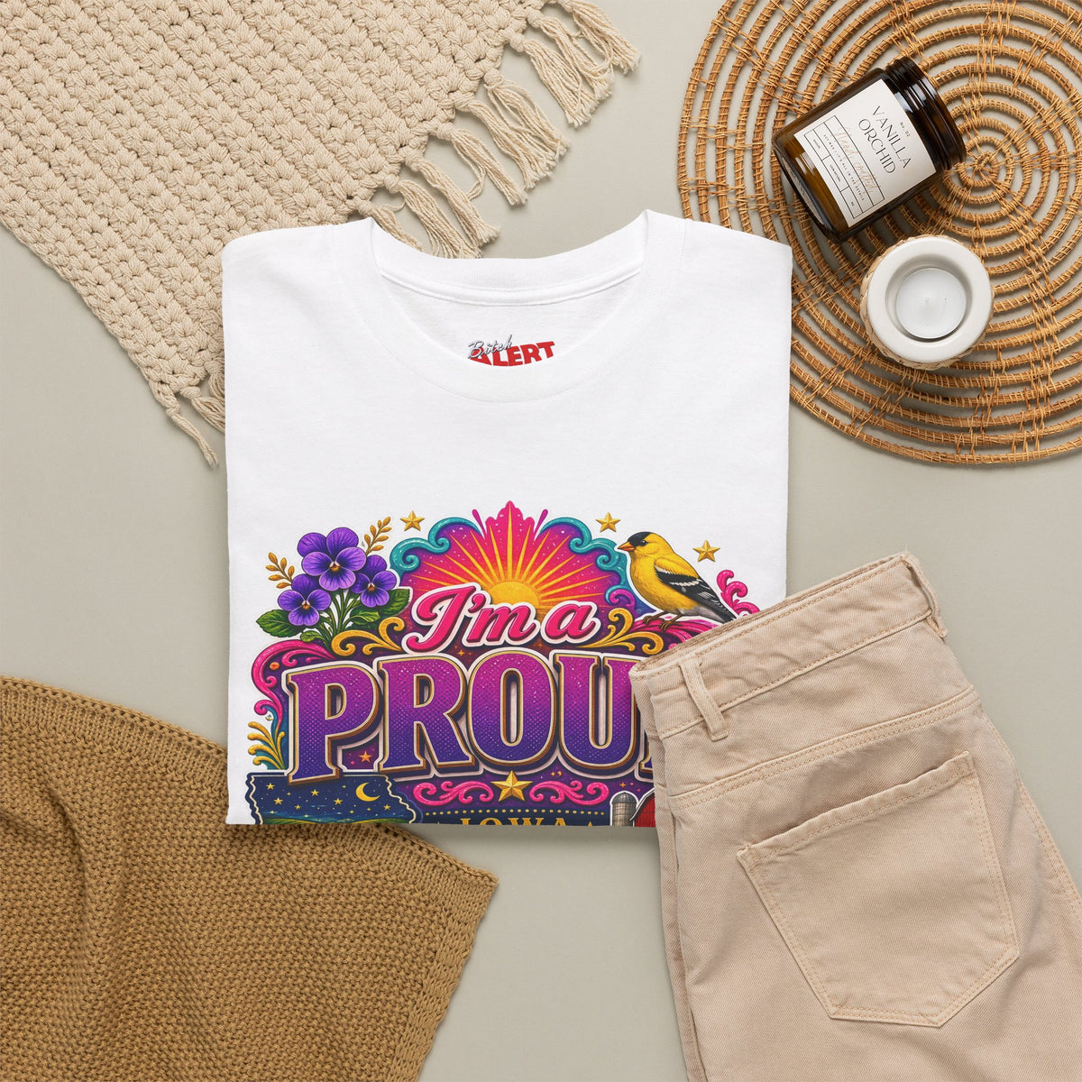 Iowa PROUD T-Shirt —"I'm a Proud Iowa Bitch" Tee