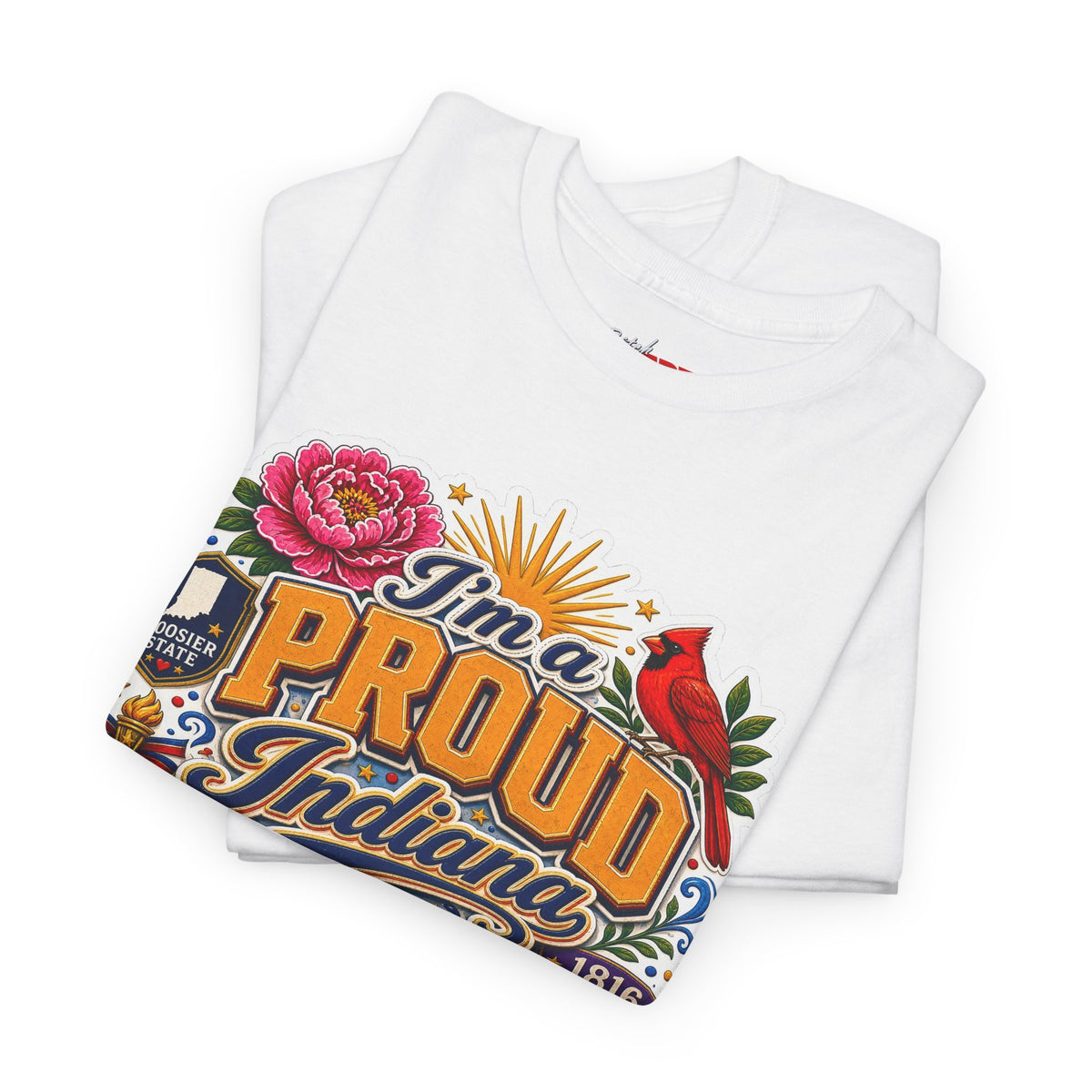 Indiana Proud T-Shirt — "I'm a Proud Indiana Bitch" Graphic Tee