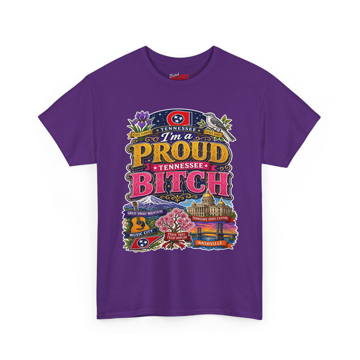 Tennessee Proud Bitch T-Shirt — Bold State Pride Graphic Tee