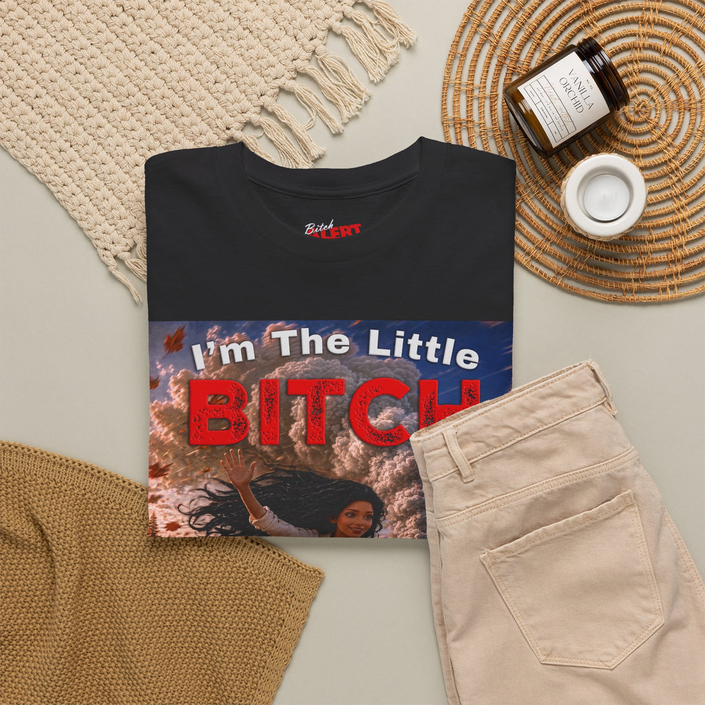 The Little Bitch That Can T‑Shirt - Black Hair