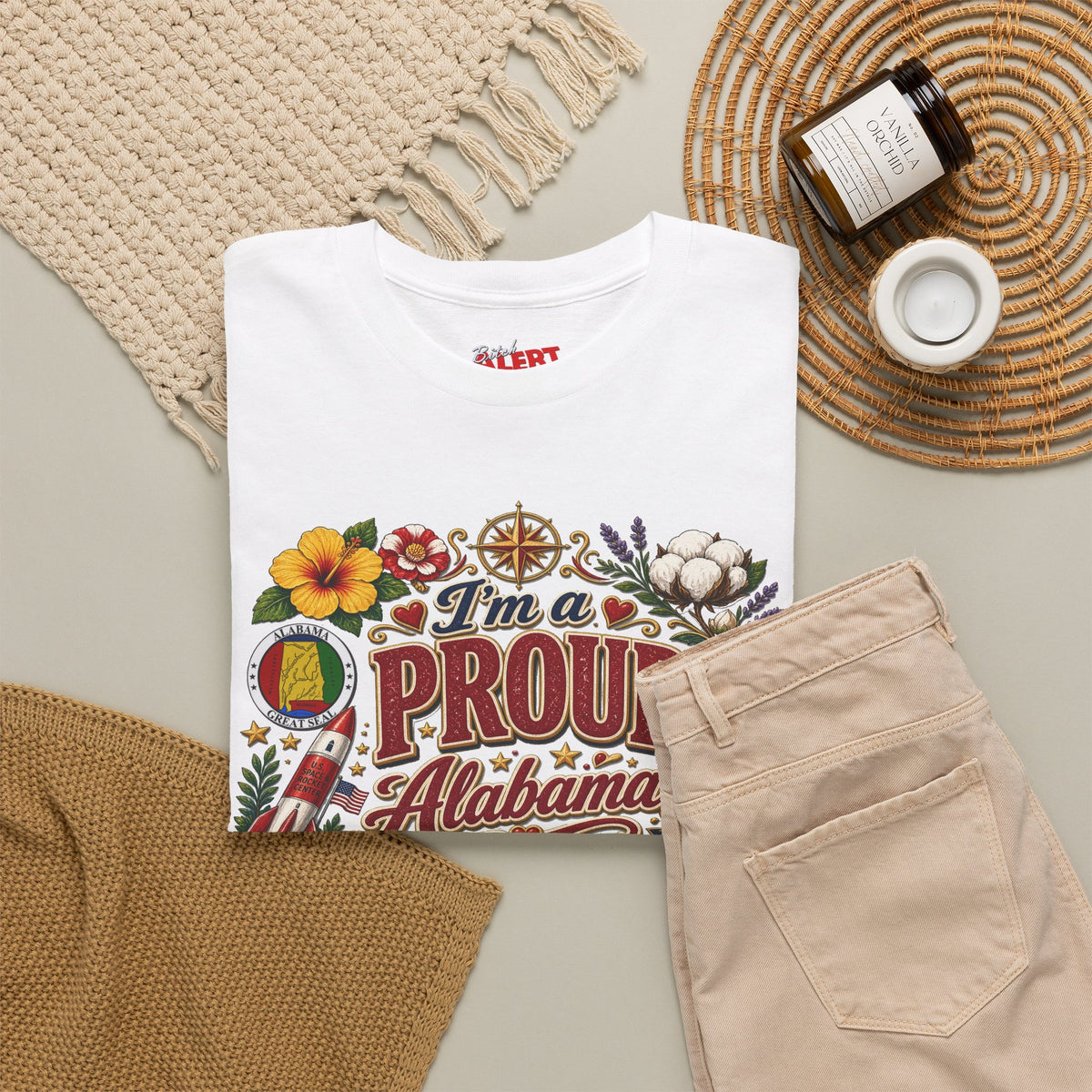 Proud Alabama Bitch T-Shirt — Bold State Pride Graphic Tee