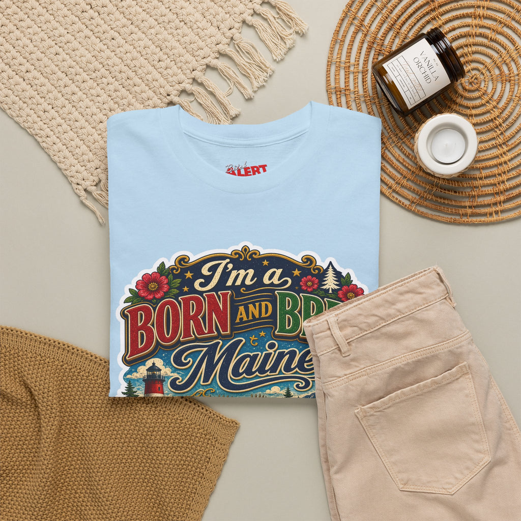 Maine Born and Bred T-Shirt — "I’m a Born and Bred Maine Bitch" Vintage Tee