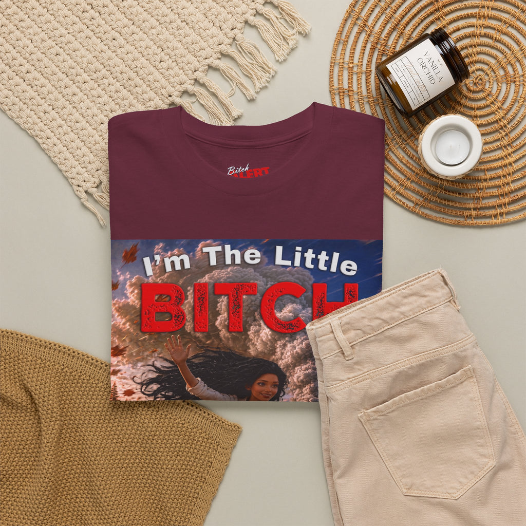 The Little Bitch That Can T‑Shirt - Black Hair