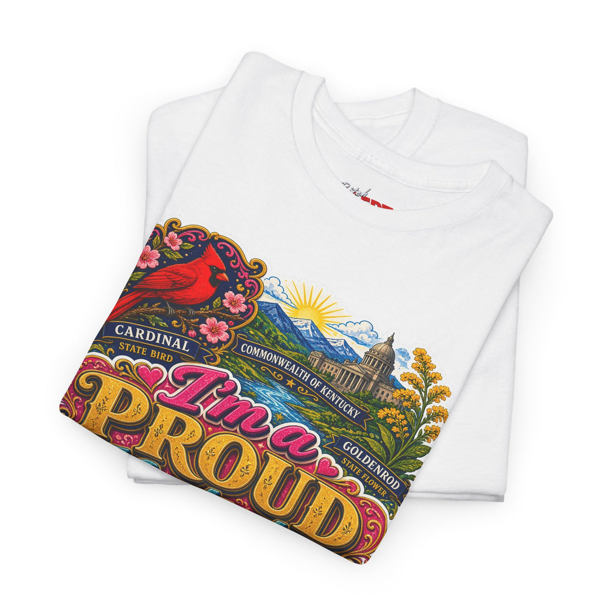 Proud Kentucky Bitch T-Shirt — Colorful State Tee
