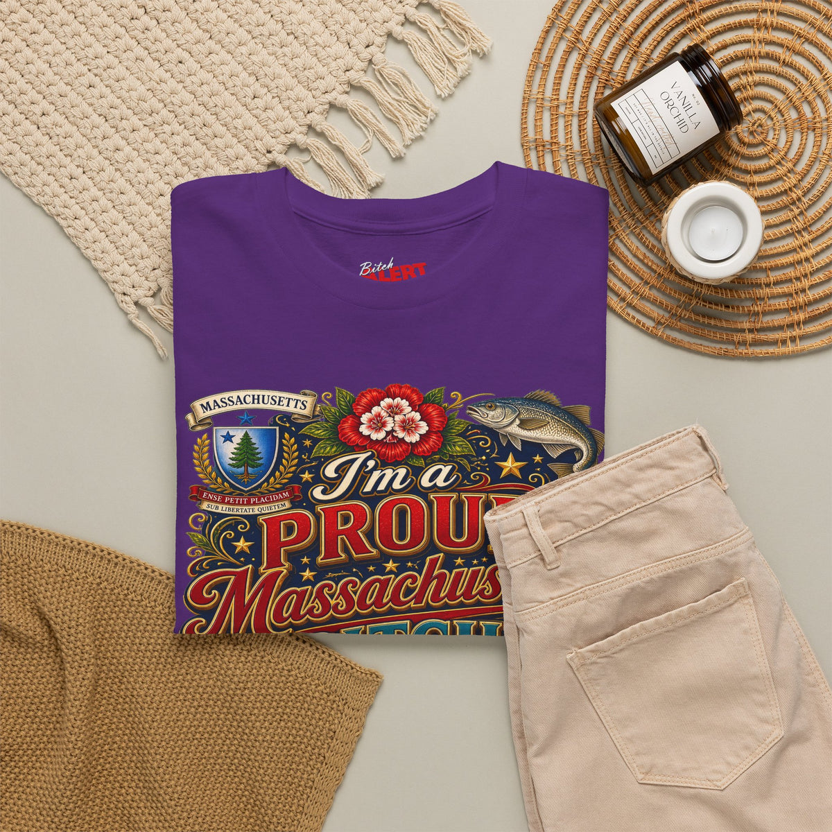 Massachusetts "I'm a Proud Massachusetts Bitch" T-Shirt