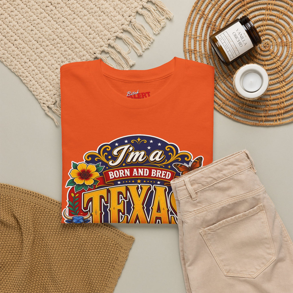 Texas "I'm a Born and Bred Texas Bitch" Tee
