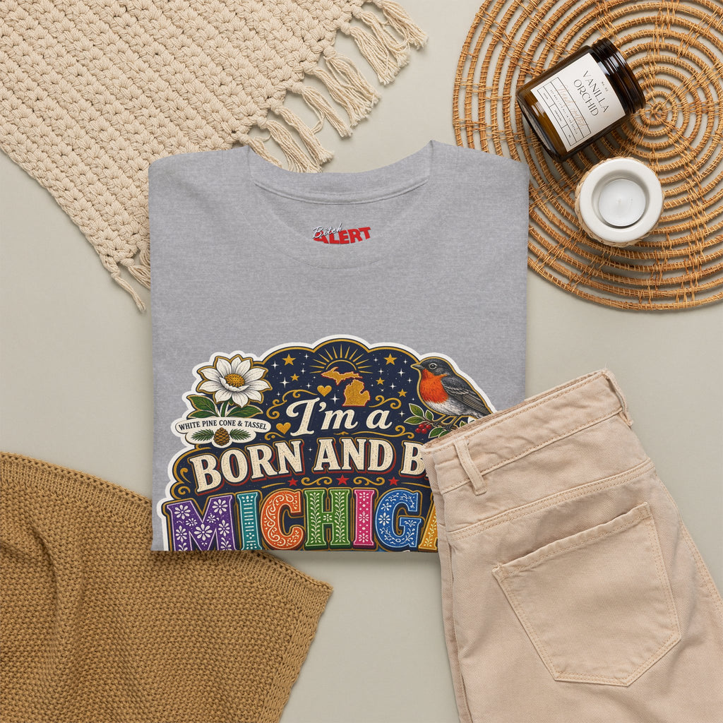 Michigan Born and Bred Tee — "I'm a Born and Bred Michigan Bitch" Graphic T‑Shirt