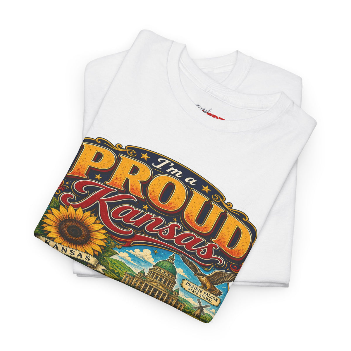 Proud Kansas T-Shirt — "I’m a Proud Kansas Bitch" Vintage State Tee