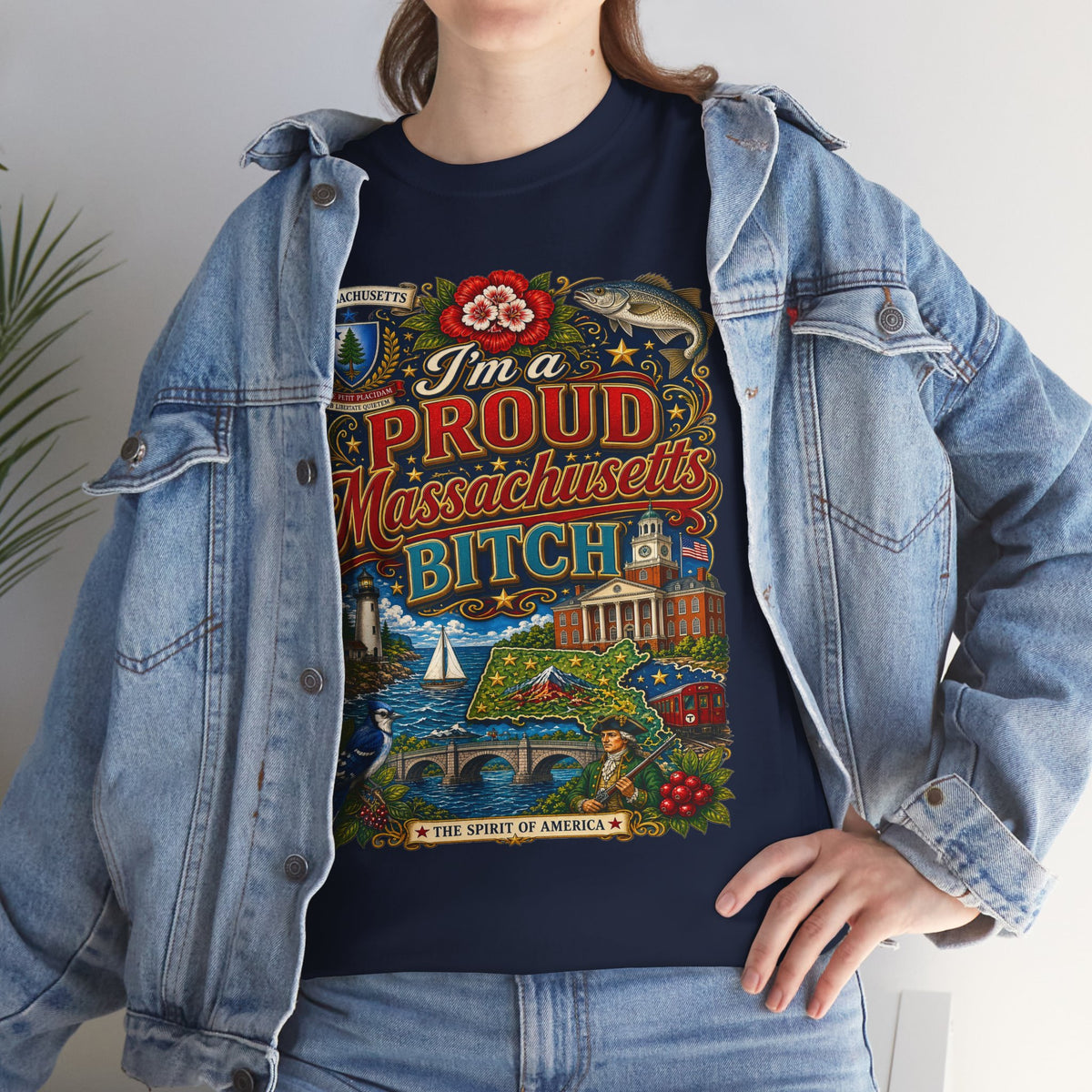 Massachusetts "I'm a Proud Massachusetts Bitch" T-Shirt