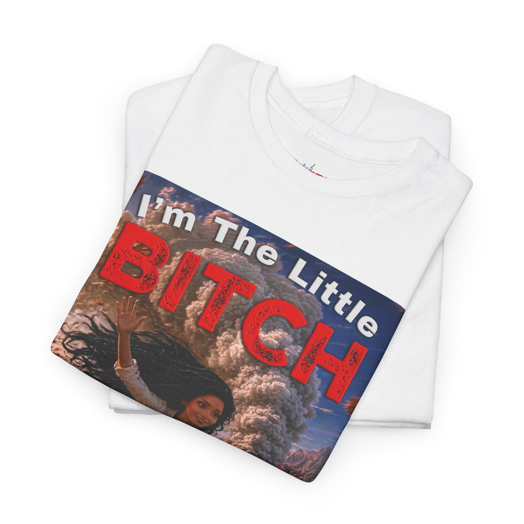 The Little Bitch That Can T‑Shirt - Black Hair