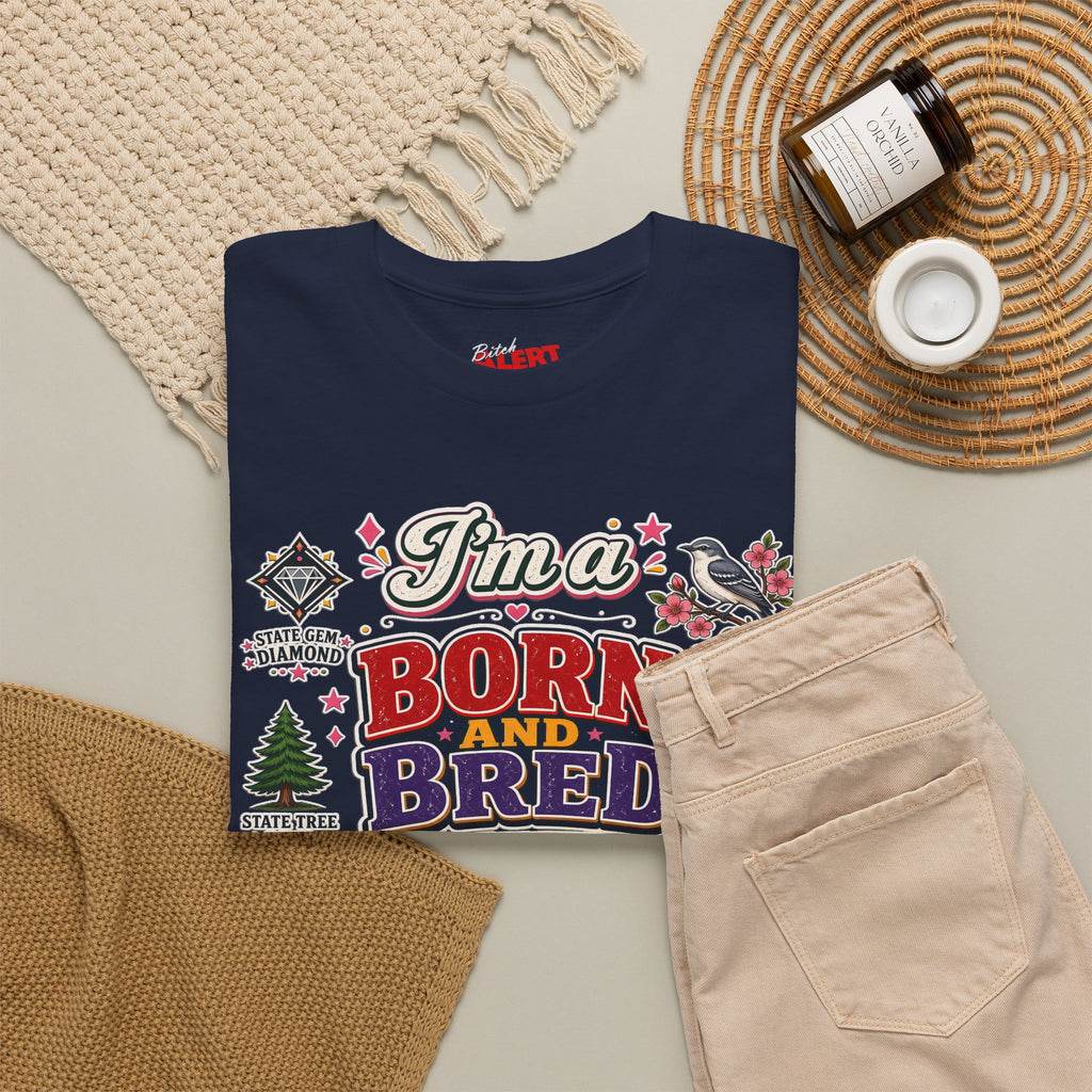 Arkansas Born and Bred Bitch T-Shirt — State Pride Graphic Tee
