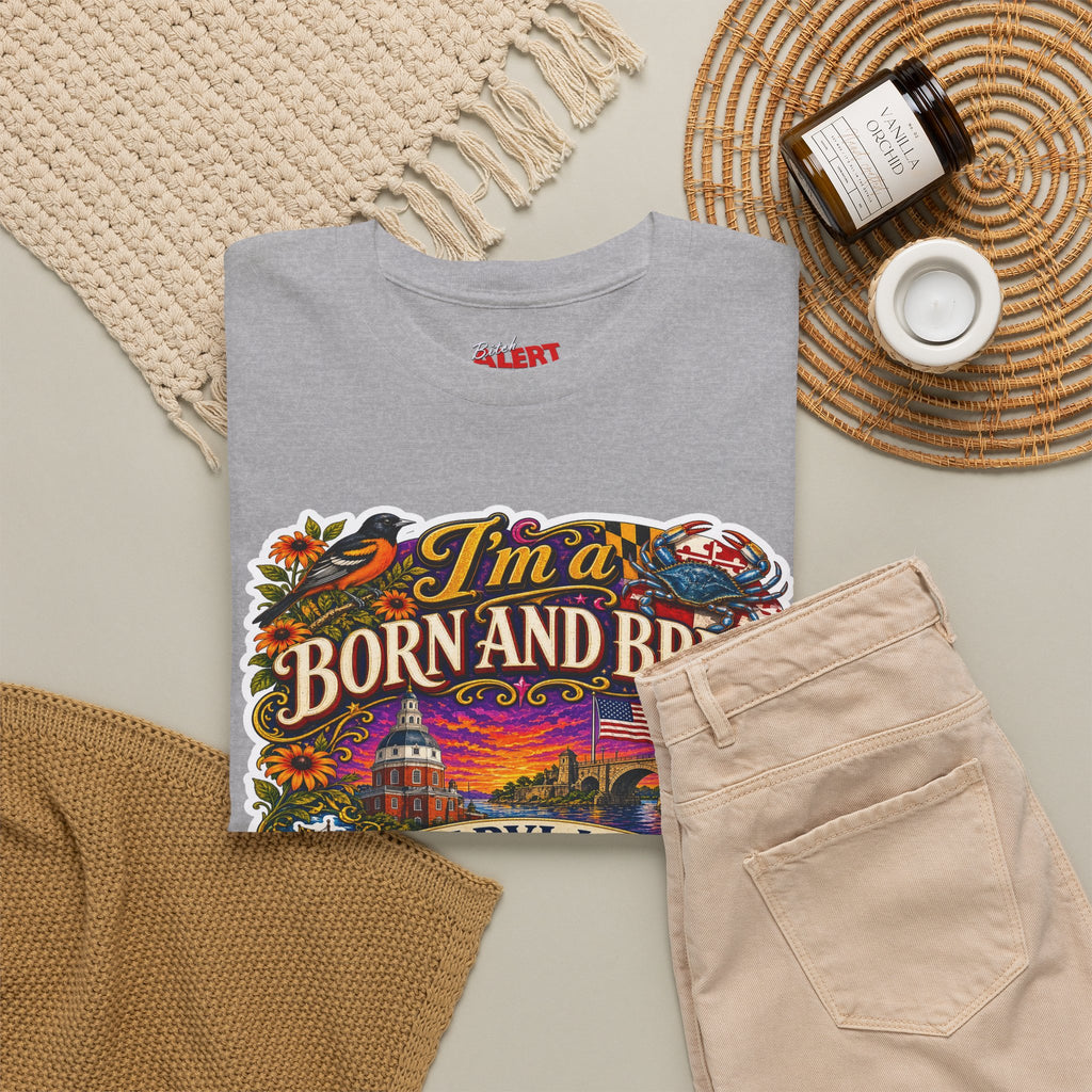 Maryland Born and Bred Tee — "I’m a Born and Bred Maryland Bitch" Graphic T-Shirt