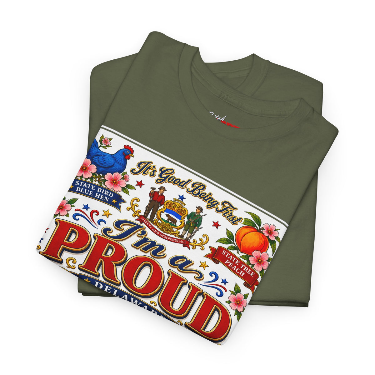 I'm a Proud Delaware Bitch T-Shirt — Bold State Pride Tee