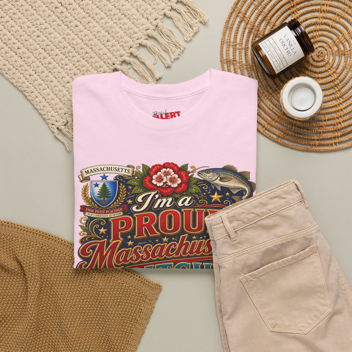 Massachusetts "I'm a Proud Massachusetts Bitch" T-Shirt